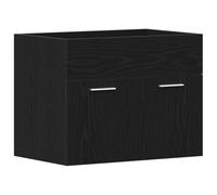 vidaXL Mueble de baño para Lavabo de Roble Negro 60x38,5x46 cm