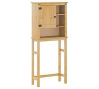 vidaXL Mueble de baño para Lavadora Corona Madera Maciza de Pino, Estante para baño, Almacenamiento para baño, Estante para Cuarto de baño