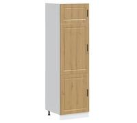 vidaXL Mueble de Cocina Porto de Madera contrachapada Roble Artesanal, Unidad de Armario de Cocina, Mueble de Cocina Alto, Unidad de Cocina Independiente