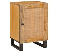 vidaXL Mueble de Cuarto de Baño con Estante Marrón 38 x 33 x 58 cm, Mueble de Baño, Solución de Almacenamiento Duradera, Madera de Mango, Diseño Moderno, Estanterías Funcionales, Muebles Que Ahorran