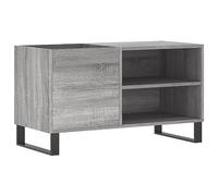 vidaXL Mueble de Discos Madera de ingeniería Gris Sonoma 85x38x48 cm