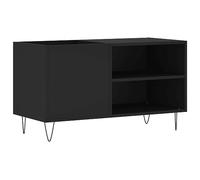 vidaXL Mueble de Discos Madera de ingeniería Negro 85x38x48 cm