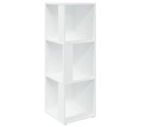 vidaXL Mueble de Esquina Madera contrachapada Blanco 33x33x100 cm
