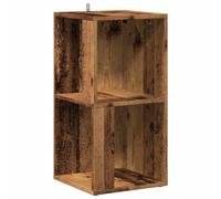vidaXL Mueble de Esquina Madera contrachapada Madera Vieja 33x33x67 cm, Mueble esquinero, estantería de Esquina, estantería rincón, Armario de Esquina