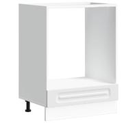 vidaXL Mueble de Horno Kalmar Blanco Madera reconstituida