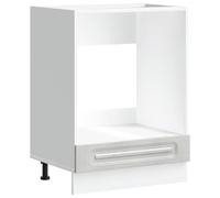 vidaXL Mueble de Horno Kalmar Gris hormigón Madera reconstituida