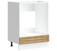 vidaXL Mueble de Horno Kalmar Roble Artesanal Madera reconstituida, Unidad de Horno, gabinete de Horno de Cocina, Unidad Base de Horno