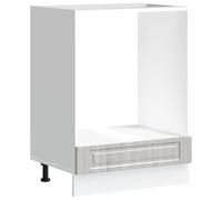 vidaXL Mueble de Horno Porto Gris Sonoma Madera reconstituida, Unidad de Horno, gabinete de Horno de Cocina, Unidad Base de Horno