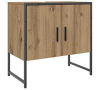 vidaXL Mueble de Lavabo de baño Madera Roble Artisan 60x33x60 cm