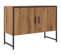 vidaXL Mueble de Lavabo Madera de ingeniería Roble Artisan 80x33x60 cm