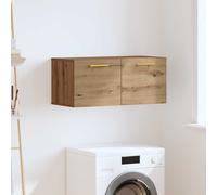 vidaXL Mueble de pared 80 x x 35 cm Madera de ingeniería, Sala, estilo moderno, soluciones de almacenamiento, armario en la pared, ideas prácticas