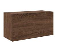 vidaXL Mueble de Pared baño Madera ingeniería Roble marrón 60x25x30cm