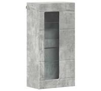 vidaXL Mueble de Pared con Estante Gris hormigón 55 x 29 x 100 cm, Organizadores Modernos, Muebles para Sala contemporánea, soluciones de Almacenamiento, Ideas Minimalistas