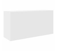 vidaXL Mueble de Pared de baño Madera ingeniería Blanco 80x25x40 cm, aparador de Pared de baño, Armario de Pared de Cuarto de baño, Armario de Almacenamiento de Pared de baño