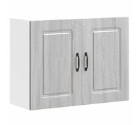vidaXL Mueble de Pared de Cocina Kalmar Madera ingeniería Sonoma Gris, Unidad de Pared de Cocina, gabinete para Pared de Cocina, gabinetes de Pared con Puertas