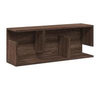 vidaXL Mueble de Pared Madera de ingeniería marrón Roble 80x20x30 cm