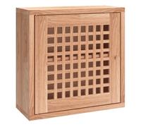 Vidaxl mueble de pared madera maciza nogal 42x18x42 cm