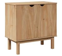 vidaXL Mueble de recibidor OTTA Madera Maciza de Pino 75x40x75 cm