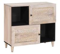 vidaXL Mueble de salón de madera de mango - Armarios modernos para tocar y organizar tu salón