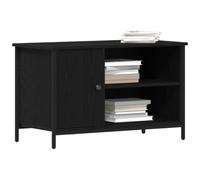 vidaXL Mueble de TV 80 x 40 x 50 cm Roble Negro Madera de ingeniería | Mucho espacio para tus cosas, Marco resistente de roble, hecho para durar,