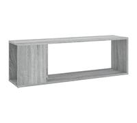vidaXL Mueble de TV Aparador Armario Estante Soporte Consola Mobiliario Salón Sala de Estar Dormitorio Madera Contrachapada Gris Sonoma 100x24x32 cm