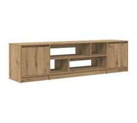 vidaXL Mueble de TV Artisan Roble 188,5x41x50 cm Madera de ingeniería, Soporte de TV, aparador de TV, Mueble de Alta fidelidad, Banco de TV