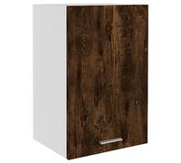 vidaXL Mueble de TV Colgante Madera Roble Ahumado 39,5x31x60 cm, Armario para Colgar, Armario Flotante, Armario de Pared para Cocina, Armario de Pared