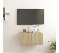 vidaXL Mueble de TV Colgante Soporte Mobiliario Aparador Armario Estante Salón Dormitorio Decoración Color 60x30x30 cm