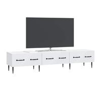 vidaXL Mueble de TV con cajón 147 x 34,5 x 30 cm Madera de Ingeniería, Mueble Vintage para Sala, Consola Rectangular, gabinete para TV, Almacenamiento y Entretenimiento en casa