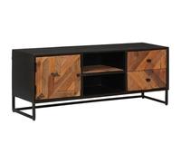 vidaXL Mueble de TV con cajón con Almacenamiento 105 x 30 x 40 cm, Mueble de TV Rectangular, Unidad de Entretenimiento Hecha a Mano, solución de Almacenamiento para Sala