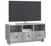vidaXL Mueble de TV con cajón Gris Sonoma 102 x 34,5 x 50 cm, Mueble de Sala, Rectangular, Vintage, con Mucho Espacio de Almacenamiento, Estante de Madera, ¡Organiza tu hogar