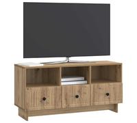 vidaXL Mueble de TV con cajón Roble Artesanal 102 x 34,5 x 50 cm, Mueble de Sala, Rectangular, Vintage, con Mucho Espacio de Almacenamiento, Estante de Madera, ¡Organiza tu hogar