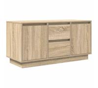 vidaXL Mueble de TV con Luces LED Roble Sonoma 100x41x50 cm, Soporte de TV, aparador de TV, Mueble de Alta fidelidad, Banco de TV, Mueble de TV