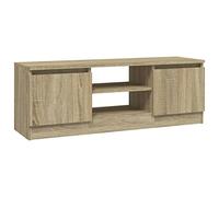 vidaXL Mueble de TV con puerta Roble Sonoma 102x30x36 cm