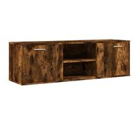 vidaXL Mueble de TV, Consola de Televisión con Almacenamiento, Armario para Equipos de Música, Aparador de Salón, Madera de Ingeniería Roble Ahumado