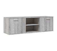 vidaXL Mueble de TV, Consola de Televisión con Almacenamiento, Armario para Equipos de Música, Aparador de Salón, Madera de Ingeniería Gris Sonoma