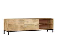 vidaXL Mueble de TV de Madera Maciza de Mango 145x30x41 cm