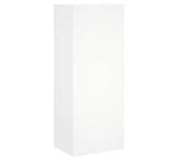 vidaXL Mueble de TV de Pared, Armario Auxiliar con Almacenaje, Mesita de Noche Colgante, Mueble Flotante para Salón, Madera de Ingeniería Blanco