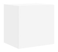 vidaXL Mueble de TV de Pared con Luces LED Blanco 40,5x35x40 cm