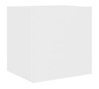 vidaXL Mueble de TV de Pared con Luces LED Blanco 40,5x35x40 cm