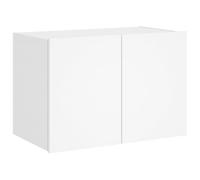 vidaXL Mueble de TV de Pared con Luces LED Blanco 60x35x41 cm