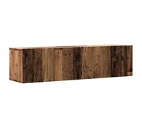 vidaXL Mueble de TV de pared Madera ingeniería envejecida 120x30x30 cm
