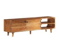 vidaXL Mueble de TV Madera Acacia con Acabado Miel 140x30x40 cm