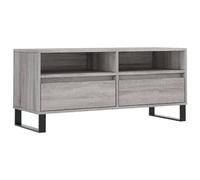 vidaXL Mueble de TV Madera contrachapada Gris Sonoma 100x34,5x44,5 cm