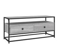 vidaXL Mueble de TV Madera contrachapada Gris Sonoma 100x35x45 cm