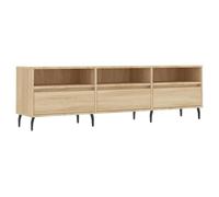vidaXL Mueble de TV Madera contrachapada Roble Sonoma 150x30x44,5 cm