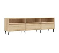 vidaXL Mueble de TV Madera contrachapada Roble Sonoma 150x30x44,5 cm