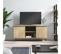 vidaXL Mueble de TV Madera de ingeniería Roble Sonoma 104x35x50 cm, Soporte de TV, Banco de TV, Muebles para Equipos de música, aparador de TV