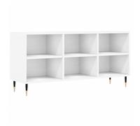 vidaXL Mueble de TV Madera de ingeniería Blanco 103,5x30x50 cm