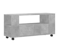 Mueble De Tv Madera De Ingeniería Gris Hormigón 102x34,5x43 Cm Vidaxl